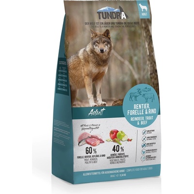Tundra Dog sobí maso pstruh a hovězí maso 11,34 kg