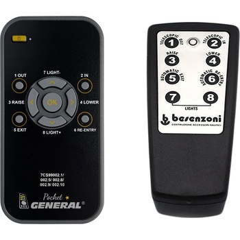 GENERAL BESENZONI 7CS99002.1, 7CS99002.8, 7CS99002.9, 7CS99002.10, ITS F3 8 channel - дистанционно управление дубликат (7CS99002.1, 7CS99002.8, 7CS99002.9, 7CS99002.10, ITS F3 8 channel)