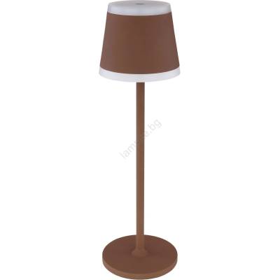 GLOBO 58433R - LED настолна лампа RIDLEY LED/4, 6W/3, 7V 3000K кафява (GL8003)