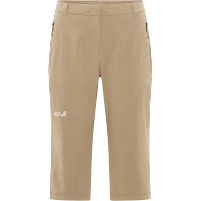 Jack Wolfskin Дамски 3/4 панталони Jack Wolfskin Women's Hikeout 3/4 Pants Shorts - Hazel Wood - размер 46 (EU) (112-4079-0217)