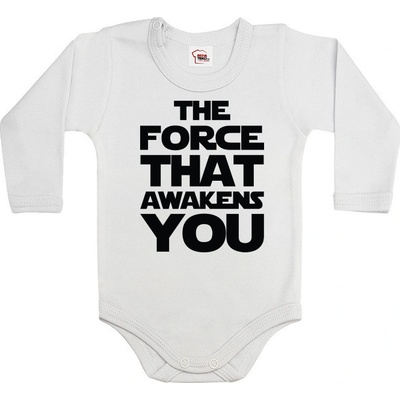 Body s potiskem Star Wars Bílá Canvas Dětské body Bezvatriko.cz