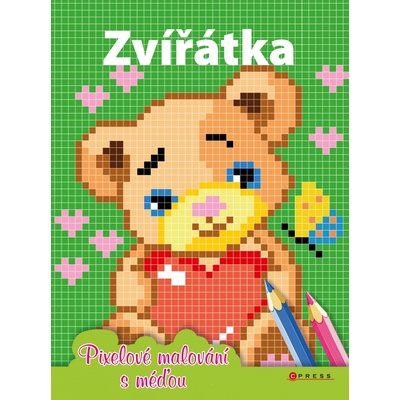 Zvířátka Pixelové malování s méďou