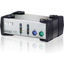 Aten CS-82A KVM elektronický přepínač, pro 2 PC, 1xVGA, 1xkláv., 1xmyš, stolní