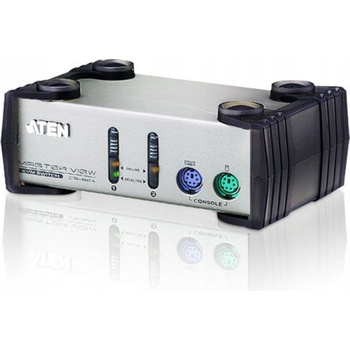 Aten CS-82A KVM elektronický přepínač, pro 2 PC, 1xVGA, 1xkláv., 1xmyš, stolní