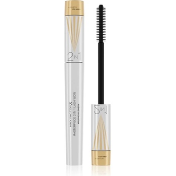 MAX Factor Masterpiece Lash Wow спирала за удъжаване, извиване и обем с четка 2 в 1 цвят Black 7ml