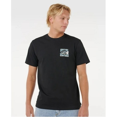 Rip Cirl tričko Hazed & Tubed Tee Black