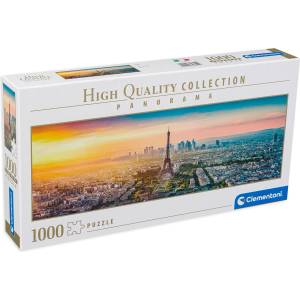Clementoni Панорамен пъзел Clementoni от 1000 части - Изглед към Париж (39641)