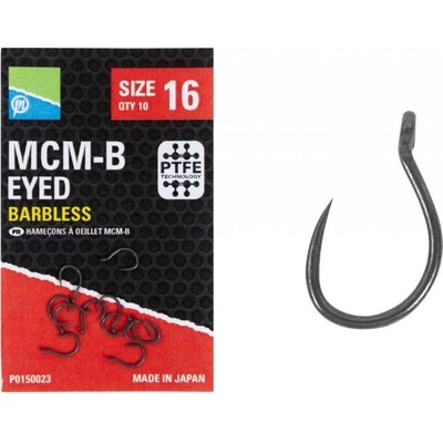 Preston MCM-B Eyed Hooks veľ.12 10 ks