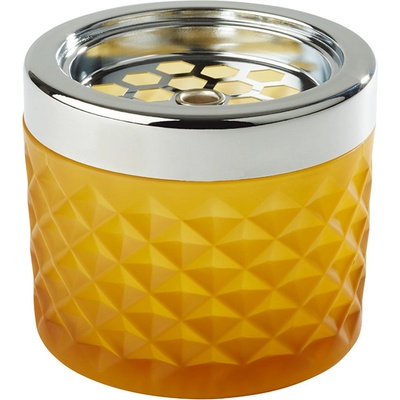 APS Popelník o průměru 95 mm žlutý 00583 inox;žlutá