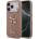 GUESS PU Fixed Glitter 4G Metal Logo Заден Калъф за iPhone 17 Pro Розов Guess | Rozov | ЖЕНИ | UNI