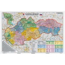 Stiefel Mapa Slovensko-Kraje a územné obvody NM047307