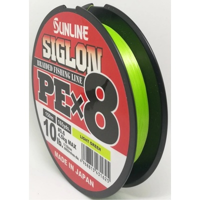 Sunline šnúra Siglon PEx8 LGR 150m 20lb