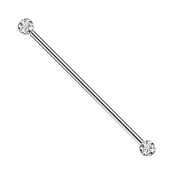 Šperky4U Industrial PUSH IN piercing titan TIT1394-C