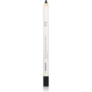 Korres Solid Color Eyeliner Pencil кремообразен молив за очи цвят Black 1.2 гр