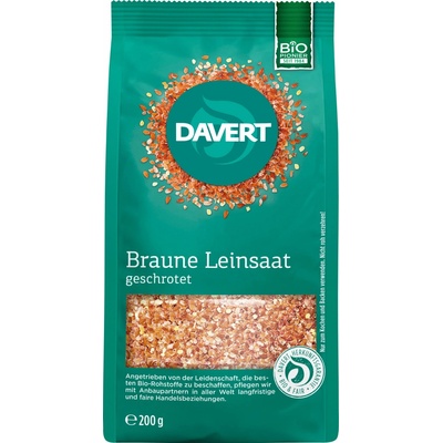 Davert Bio drcené lněné semínko 200 g