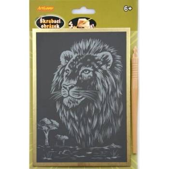 ArtLover Škrabací obrázok zlatý A5