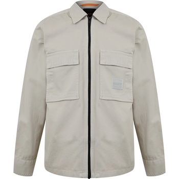 Boss Men's Lovel Full Zip Overshirt - Light Beige 271