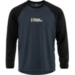 Horsefeathers Мъжка фланелка с дълъг ръкав за колоездене Horsefeathers Spike L/S Bike Jersey Cycling jersey - Indigo / Black - размер M (056-3966-0212)