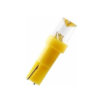 Лед крушки тип t5 12v/1, 2w жълт