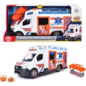 Dickie Toys Линейка Dickie Toys Mercedes-Benz Sprinter със светлина и звук 203716032038