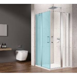 SAPHO Loro - Душ-врата 100 см, прозрачно стъкло/хром GN4810 (GN4810)