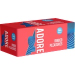 Pasante Adore Bulk-Pack: Ribbed 144 ribbed condoms
