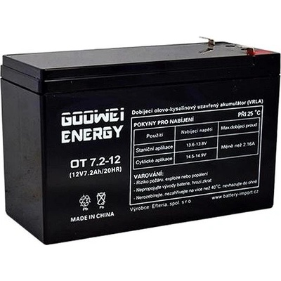 GOOWEI ENERGY OT7.2-12 12 V7,2 Ah