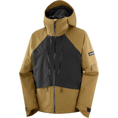 Salomon Мъжко ски яке Salomon Venom Full Zip Jacket Ski jacket - Brilliant Olive / Deep Black (004-7066-0111)