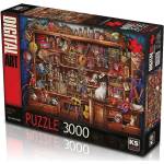 KS Games Авторски Пъзел от 3000 части - Рафтът за играчки (120х85)