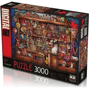 KS Games Авторски Пъзел от 3000 части - Рафтът за играчки (120х85)