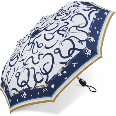 Pierre Cardin deštník skládací Easymatic Foulard White bílý