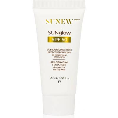 SUNEWMED+ SUNglow Anti-Aging Face Sunscreen SPF 50 слънцезащитен крем с подмладяващ ефект SPF 50 20ml