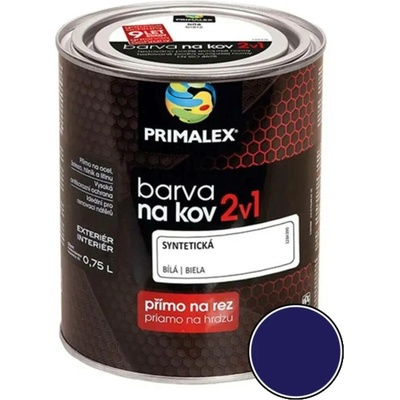 Primalex Barva na kov 2v1 modrá 0,75L