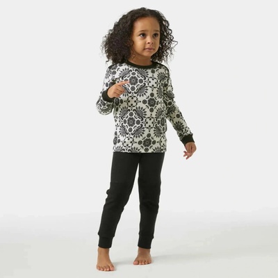 Helly Hansen detský set termobielizne z merino vlny s technológiou LIFA Black Aop
