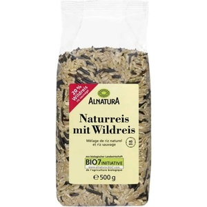 Alnatura Кафяв ориз и див ориз - био - 500 г
