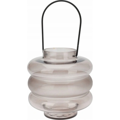 ATMOSPHERA Skleněná svíčka lucerna, 20 cm