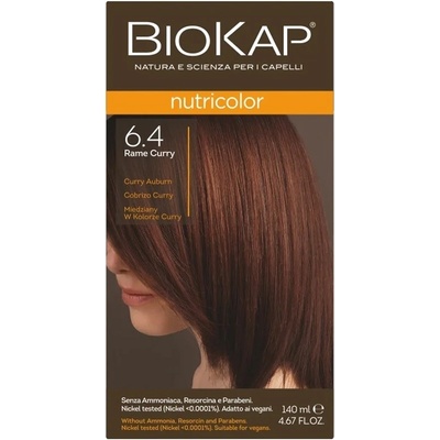 Biokap NutriColor barva na vlasy Měděné kari 6.4