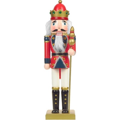 Luskáčik Kráľ so žezlom 38cm