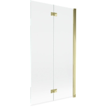 Mexen Mist двукрилен душ параван, десен 100 x 150 см, прозрачен, златен - 8A9-100-002-50-00-P (8A9-100-002-50-00-P)