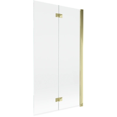 Mexen Mist двукрилен душ параван, десен 100 x 150 см, прозрачен, златен - 8A9-100-002-50-00-P (8A9-100-002-50-00-P)