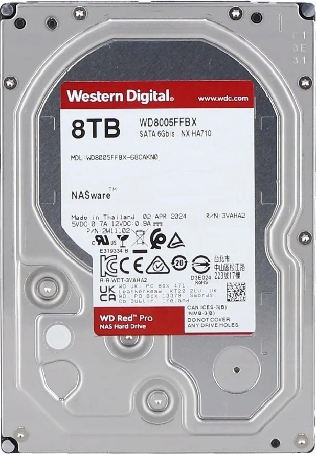 WD Red Pro 8TB, WD8005FFBX od 233,09 € - Heureka.sk