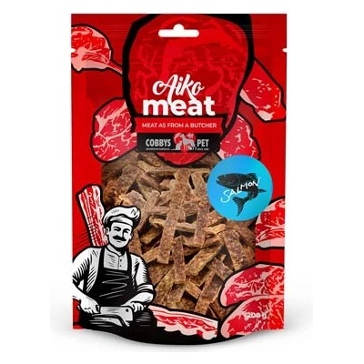 COBBYS PET AIKO Meat lososové plátky pre malé plemená 200 g