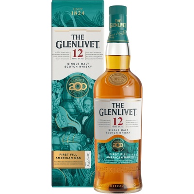 The Glenlivet 200 Years Anniversary Edition 12y 43% 0,7 l (kartón)