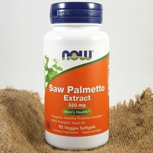 Now Foods Saw Palmetto Serenoa plazivá extrakt 320 mg 90 rostlinných softgel kapsúl