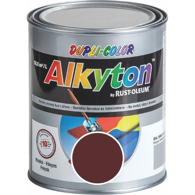 Alkyton Farebný email, červená vínová, polomatný, 750 ml, 7469-075