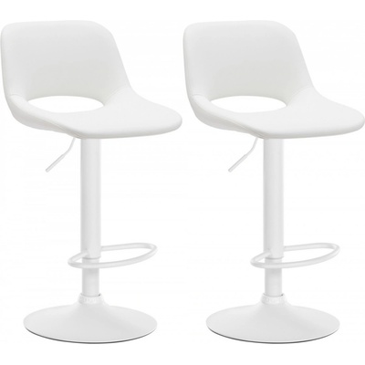 Design-Shop Camden koženka Bílá / bílý rám 2 ks – Zboží Dáma