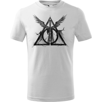 Harry Potter Relikvie Smrti art bílá