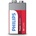 Philips Алкална батерия PHILIPS Power, 6LR61P1B / 10, 6LR61, 9V, 1 брой/блистер (B-PHILIPS-BA-R22)