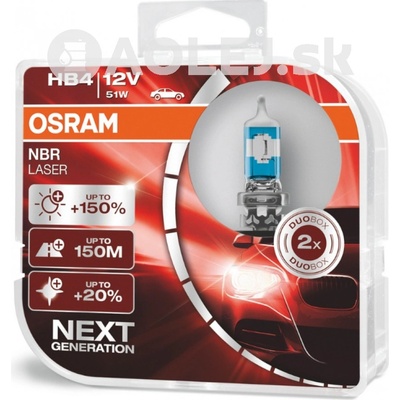 Osram Night Breaker Laser HB4 P22d 12V 55W