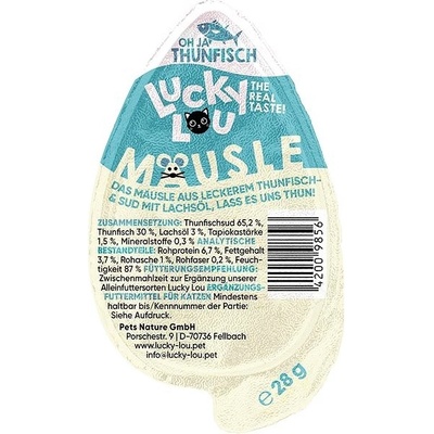 Lucky Lou Mäusle tuniak 28 g